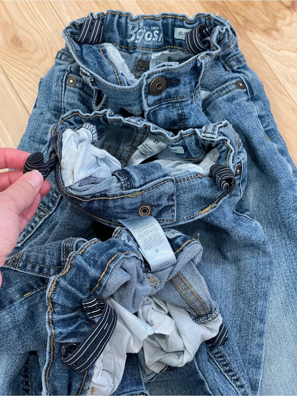 3 pairs of B’gosh classic 3T jeans
